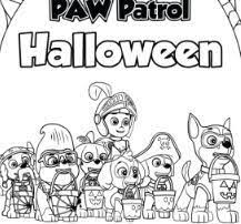 Here you can print free paw patrol coloring pages and please the child. Paw Patrol Halloween Coloring Pages Coloringnori Coloring Pages For Kids