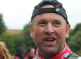 Andy Gallacher catches a plane