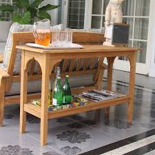 Teak Console Table Sam S Club 199 86 Teak Patio Furniture Rustic Outdoor Furniture Outdoor Console Table