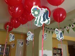 Cranberry Corner Conor S Plants Vs Zombies Party Zombie Party Plants Vs Zombies Birthday Party Zombie Birthday