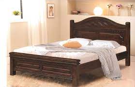 Colemont white wood full bed with curved headboard (56 in. Elegant Full Size Wooden Bed Frame With Headboard Wooden Bed Frames Wooden Bed King Size Wood Bed Frame