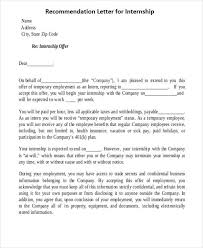 Usage of the internship cover letter sample. Reference Letter For Internship Mengu