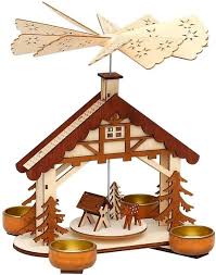 Bei diesem artikel handelt es sich um eine pyramide in form eines hauses. Weihnachtspyramide Haus Rehe 22 Cm Teelicht Pyramide Weihnachtsdeko Baumschmuck De