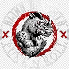 Ruizgloria287 está esperando tu ayuda. Camiseta Logo Rinoceronte Animal Fuente Ciego Criatura Legendaria Personaje De Ficcion Png Pngegg