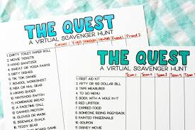 Fun Virtual Scavenger Hunt Ideas Free Printable Play Party Plan