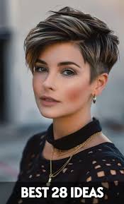 28 Pixie Haircuts Tailored for Round Faces