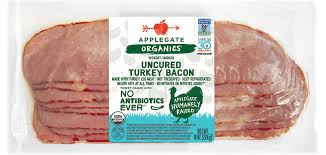 Precooked turkeys can be sliced and served cold or reheated and served as part of a traditional holiday meal. Products Bacon Organic Turkey Bacon Applegate
