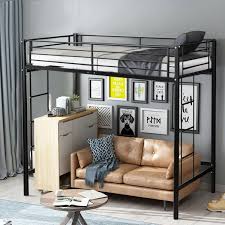 Maybe you would like to learn more about one of these? Twin Loft Bed Metal Bunk Ladder Beds For Bedroom Dorm Black Twin Loft Bed Loft Bed Frame Loft Bed