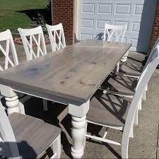 Unfinished Farmhouse Dining Table Legs Wood Legs Turned Etsy Diy Dining Room Table Farmhouse Dining Room Table Refurbished Table