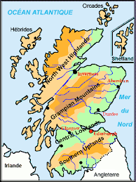 This map was created by a user. Ecosse Carte Physique Mapsof Net