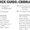 Six and five card cribbage games and tournaments. 1