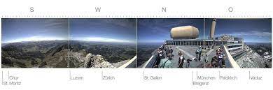 angenehme temperatur sonnenschein und absolut klare sicht auf dem santis der blick reicht vom chasseral uber die zentralschweiz bis bodensee alpen osterreich