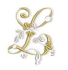 Its name in english is el (pronounced /ˈɛl/), plural els. Golden Floral Alphabet Letter L Bernina Blog