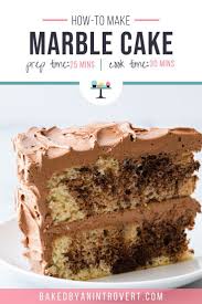 The Best Marble Cake Recipe In 2020 Marble Cake Recipes Cake Recipes Marble Cake