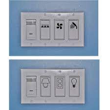 Switch plate labels clearly mark switches so you can turn on or off what you want the first time! Svg 8 Light Switch Labels Options Outlet Labels You Can Etsy Light Switch Decal Light Switch Sticker Switch Decals