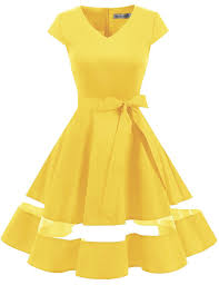 Gardenwed Women S Vintage 1950s Retro Rockabilly Swing Dress Cocktail Dress With Sleeves Vintage Swing Dress Rockabilly Swing Dress Polka Dot Cocktail Dresses