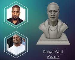 Kanye West 3d Printable Sculpture 3d Print Model In 2020 3d Printable Models Print Models Planes Of The Face
