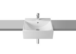 Stnlss single bowl sink 25x22x7. In Countertop Or Under Countertop Vitreous China Basin Roca Uk Bathrooms