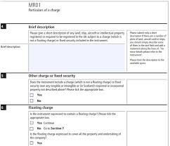 Guide To Registering A Charge At Companies House Inform Direct