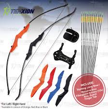 Maybe you would like to learn more about one of these? Tenxion Archery 30 40lbs Recurve Long Bow Beginner Arrow Arrows Anak Panah Busur Memanah Shooting Carbon Tradisional