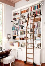 Ladder That Bends To Accommodate Fireplace Depth Library Ladder Home Library Bookcase