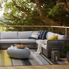 The best part is that they come in different colours, so you can choose from white, black and gold, copper, and more. West Elm Pebble Outdoor Coffee Table