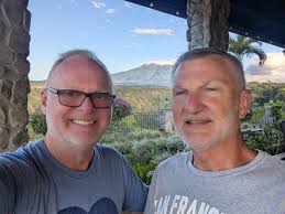 Irma & husband/Claudette,Emerise & men/ Aline & Bernard Allain