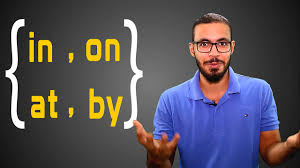حروف الجر في اللغه الانجليزيه In On At By Youtube