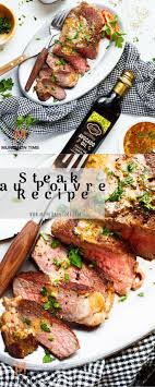 Easy Steak Au Poivre Recipe Made Of Sirloin Steaks Peppercorn Seasoning Rub Avocado Oil A Secret I Steak Au Poivre Best Appetizer Recipes Beef Recipes