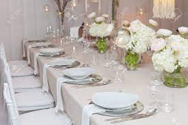 Maybe you would like to learn more about one of these? Table Set For An Event Party Or Wedding Reception Luxury Elegant Stock Photo Picture And Royalty Free Image Image 119547798