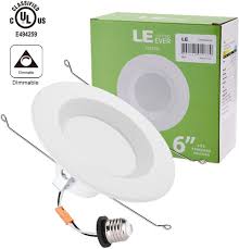 Lithonia lighting wafer ultra thin recessed light 3 led open trim canless recessed fixture with 3000k color temperature model: Electrical 150w Equiv 15w Dimmable Led Retrofit Recessed Lighting Fixture Led Recessed Downlight 4000k Natural White Daylight Sansi 1800lm Energy Saving 6 Inch Led Dimmable Downlight 2 Pack Recessed Lighting