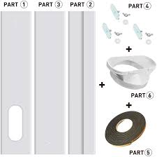 Amazon's choice for lg portable air conditioner window kit. Amazon Com Gulrear Portable Air Conditioner Window Vent Kit Window Slide Kit Plate For Portable Air Conditioner Adjustable Length Portable Ac Vent Kit For Exhuast Hose Of 13cm 5 1 Inch Home Improvement