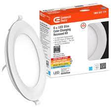 We did not find results for: Commercial Electric Ultra Slim 6 In Selectable Cct Canless Color Integrated Led Recessed Light Trim Downlight 900 Lumens Dimmable 53807101 The Home Depot