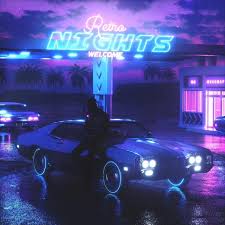 Retro Nights Welcome Synthwave Digital Art Futuristic Design Neon Colors Synthwave New Retro Wave Retro Waves Neon Noir Vaporwave Wallpaper