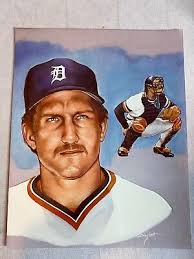 LANCE PARRISH 8X10 PHOTO DETROIT TIGERS PICTURE BASEBALL MLB