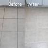 Grout brushes have compact heads and dense, firm bristles to help loosen the grime that builds up in the grooves. 1