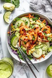 Spicy Thai Salad Recipe Thai Shrimp Salad Thai Salad Recipes Salad Recipes For Dinner