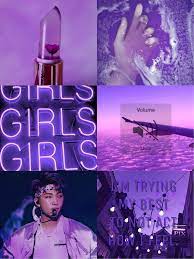 Purple Aesthetic Rap Monster Purple Aesthetic Purple Wallpaper Bts Rap Monster
