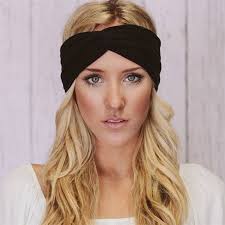 Cheveux Femme Maquillage Bandeau Cheveux Masque Bandeau Cheveux SOHO Turban  Noir