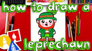 This colorful drawing of a leprechaun and his lucky hat is made easy with simple supplies and a handy drawing guide. How To Draw A Cartoon Leprechaun Youtube