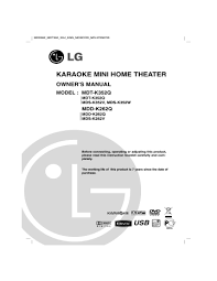 Karaoke cd g creator pro unlock code. Lg Mdd K262q Owner S Manual Manualzz