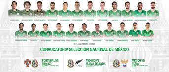 La selección olímpica de méxico tendrá una gira de preparación de tres partidos en españa previa a su participación en los juegos de tokyo 2020. Seleccion Mexicana Los 23 De Osorio Para La Confederaciones Marca Claro Mexico
