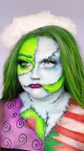 #sallyxgrinch #comedy #somethingonurface #babyface #viralvideo  #sallynightmarebeforechristmas #thegrinch #mashup #sfxmakeup