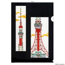 山口晃 a4クリアファイル 東京タワー ラムフロム アートグッズ デザイングッズの通販サイト 山口晃 山口 現代美術家