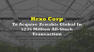 Trade hexo stock for free with recommended broker td ameritrade. Hexo Corp To Acquire Zenabis Global In 235 Million All Stock Transaction The Deep Dive