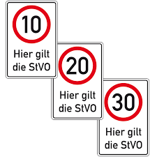 Das sind die regeln der neuen stvo. Schild Zulassige Hochstgeschw Hier Gilt Stvo Kroschke Com