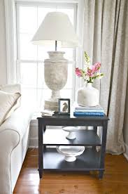 How To Style An End Table Like A Pro Stonegable Living Room End Table Decor Table Decor Living Room Living Room End Tables