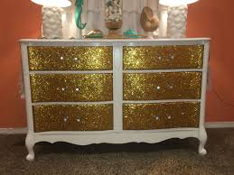 Diy Glitter Dresser Glitter Home Decor Diy Dresser Makeover Room Diy
