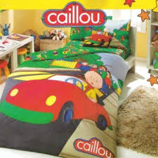 Caillou Car Single Twin Duvet Quilt Comforter Cover Set 09 Paradise Children S On Artfire Duvet Cailloux