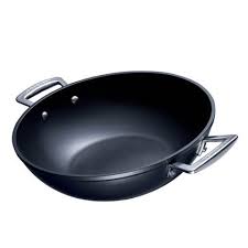 Le Creuset Les Forgees Wokpan O 28 Cm Le Creuset Gietijzeren Pannen Wok